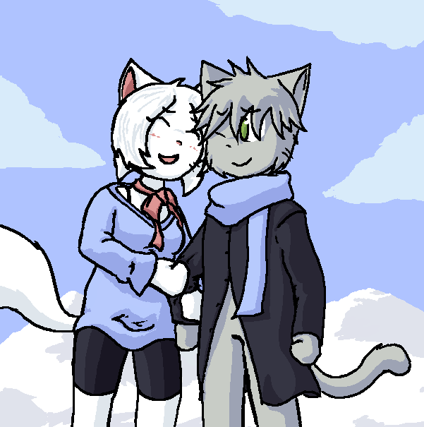 Candybooru image #7022, tagged with Hair_Lucy Hair_LucyxHair_Mike Hair_Mike Lucy Mike MikexLucy Viking_(Artist)